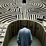 **Image Prompt 1: The Labyrinth of Local Taxes**
    A bewildered individual, possibly a small shopkeeper or an elderly person, stands lost within a complex, winding maze constructed from stacks of official documents, tax forms, and digital screens displaying confusing government portals and error messages. Symbols representing various local taxes (property, water, professional, GST) are scattered around, adding to the visual chaos. The person is scratching their head, looking overwhelmed and frustrated, conveying the feeling of being trapped in a "legal labyrinth" of constantly changing rules and complex calculations. The color palette emphasizes confusion and stress, with dull greys, washed-out blues, and subtle red warnings. Realistic style, evoking a sense of helplessness.