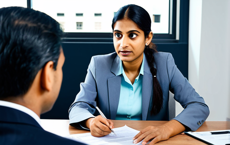 **Prompt 1: Unraveling Tax Complexities with Expert Guidance**
    A professional Indian tax advisor, dressed in a modest business suit, attentively explains intricate tax documents to a client in a bright, modern office. The client, in appropriate professional attire, listens with a sense of understanding and relief. The atmosphere is calm and focused, highlighting the clarity and personalized guidance provided by the expert amidst financial complexity.
    perfect anatomy, correct proportions, natural pose, well-formed hands, proper finger count, natural body proportions, professional photography, high quality, safe for work, appropriate content, fully clothed, professional, modest.