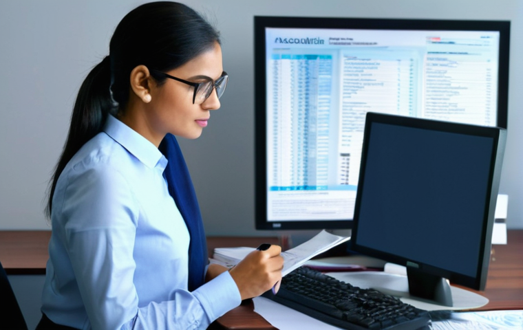 세무사 시험장 준비물 - **Prompt:** A focused young adult, gender-neutral, wearing smart casual attire (e.g., a comfortable ...