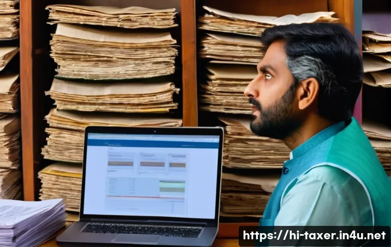 세무사와 기업 세금 문제 해결 - A realistic photo of a stressed male small business owner, possibly a kirana store owner, in his lat...